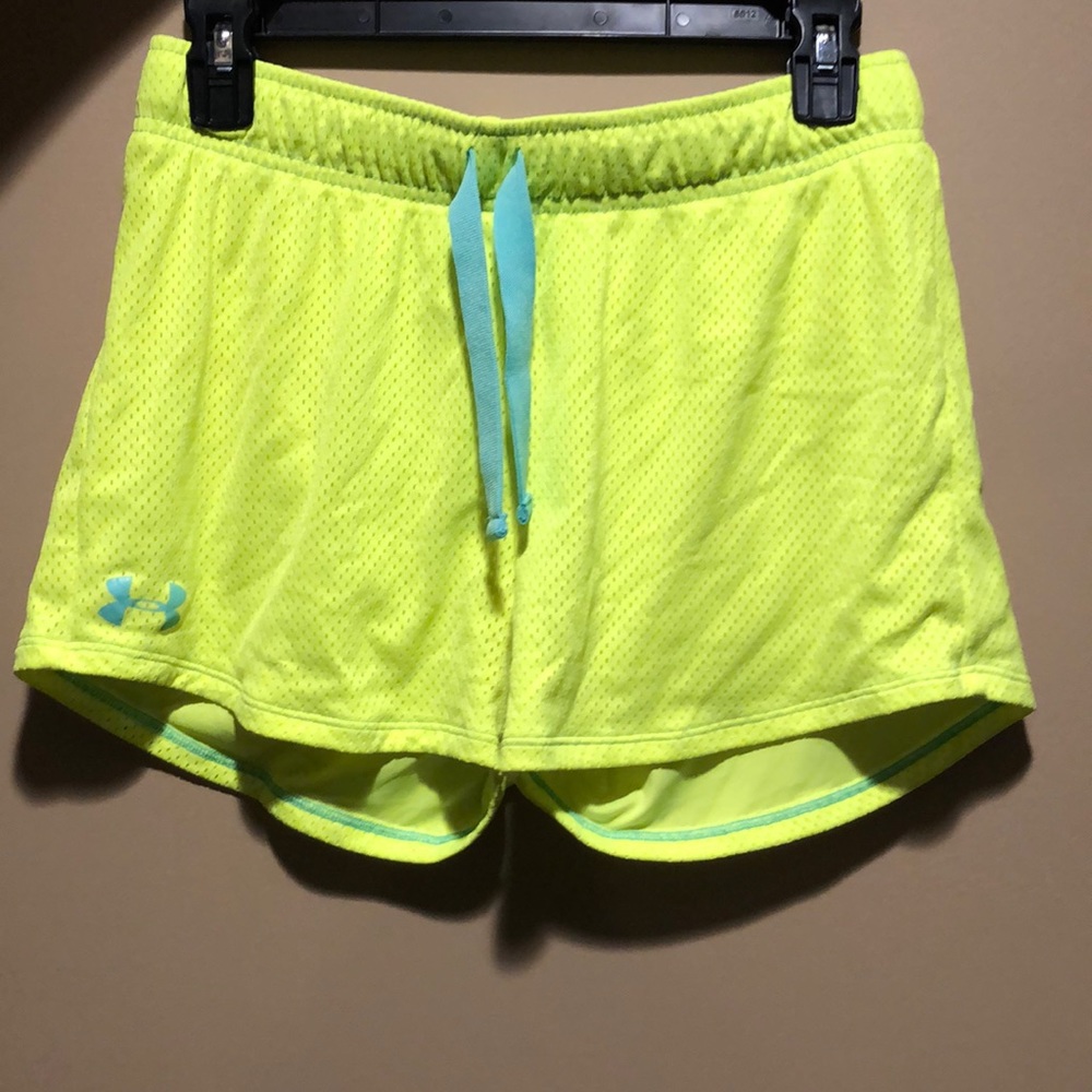 Bright Yellow Under Armour Shorts